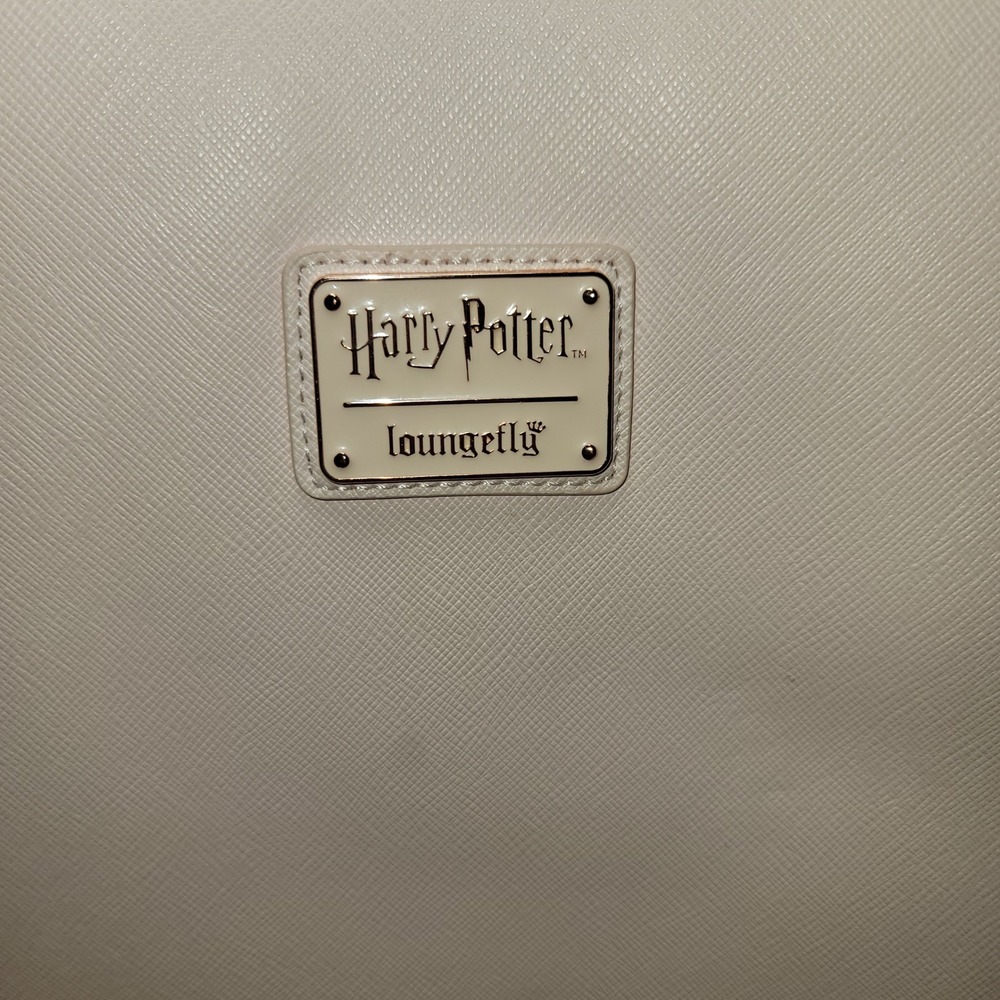 Loungefly Harry Potter Deathly Hallows Elder Wand Pink Satchel Handbag Rose Gold - Picture 2 of 16